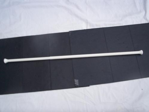 DOUCHEGORDIJNSTANG indrukbaar (<) 103,2 cm. wit Gordijnstang, Huis en Inrichting, Badkamer | Badkamermeubels, Gebruikt, Ophalen of Verzenden
