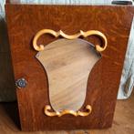 Brocante Frans houten kastje medicijnkastje met spiegel, Ophalen of Verzenden