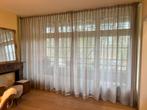 Prachtige beige grijze gordijnen 4m breed 2 m hoog, Ophalen, 200 cm of meer, Beige, Zo goed als nieuw