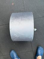 Mooie grijs/zilveren suede plafondlamp, Huis en Inrichting, Ophalen, Zo goed als nieuw, Stof, Minder dan 50 cm