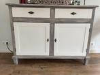 Kast, gewaxd grijs/gebroken wit, Huis en Inrichting, Kasten | Dressoirs, Ophalen of Verzenden, Gebruikt, 25 tot 50 cm