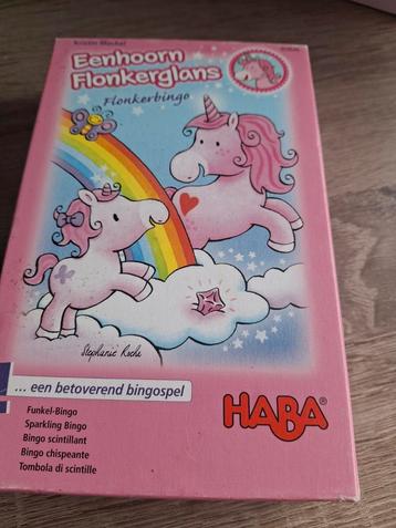 Eenhoorn bingo beschikbaar voor biedingen