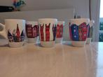 6 Yong Koffiekopjes met leuke print, Huis en Inrichting, Keuken | Servies, Ophalen, Keramiek, Zo goed als nieuw, Overige stijlen