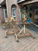 Kantel brug voor restauratie project, Ophalen, Gebruikt
