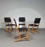 4 x Gispen Richard Hutten Berlage stoel, Ophalen of Verzenden, Zo goed als nieuw, Eén, Zwart