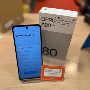 Oppo A80 5G 256Gb Starry Black met 1.5 jaar garantie beschikbaar voor biedingen