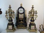 Limoges grote klok met 2 kandelaars, Antiek en Kunst, Ophalen