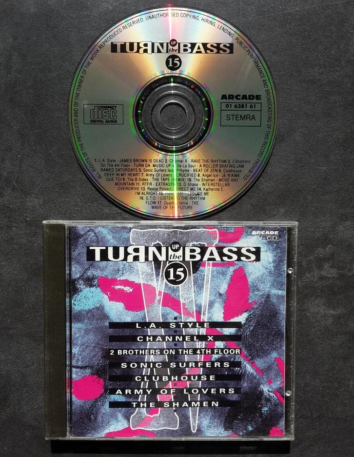 CD - Turn up the Bass 15 - Oldchool Hardcore 1991, Cd's en Dvd's, Cd's | Dance en House, Zo goed als nieuw, Dance Populair, Ophalen of Verzenden