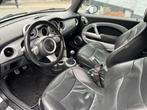 Mini Mini Cabrio 1.6 Cooper S | LEER | STOELVERWARMING | XEN, Auto's, Mini, Voorwielaandrijving, 65 €/maand, Gebruikt, Zwart