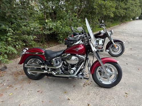 Harley Davidson Fat boy flstf fatboy 2004, Motoren, Motoren | Harley-Davidson, Bedrijf, Chopper, meer dan 35 kW, 2 cilinders, Ophalen