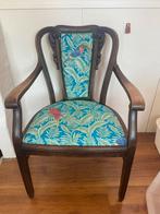 Antieke Stoel met Jungle Bekleding - Eyecatcher!, Ophalen