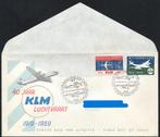E40 - 40 jaar KLM luchtvaart 1919-1959, Postzegels en Munten, Verzenden, Beschreven, Nederland