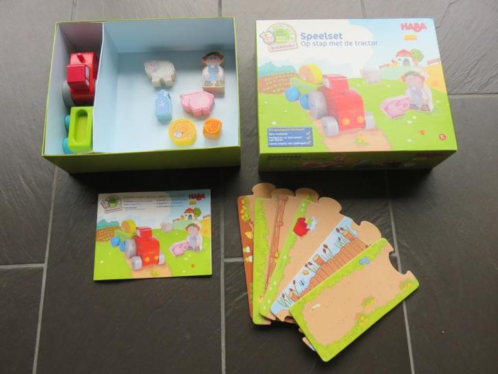 HABA op stap met de tractor, vanaf 1,5jaar. Mooi en compleet, Kinderen en Baby's, Speelgoed | Educatief en Creatief, Gebruikt