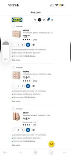 IKEA MOPPE + KNUFF — opbergset, Ophalen, 50 tot 100 cm, Zo goed als nieuw, Minder dan 100 cm