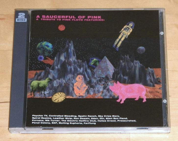 2 CD - A tribute to Pink Floyd - A Saucerful of Pink, Cd's en Dvd's, Cd's | Rock, Zo goed als nieuw, Poprock, Ophalen
