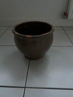 Mooie groene bloempot voor binnen of buiten, Tuin en Terras, Bloempotten, Ophalen, Gebruikt, Rond, Binnen