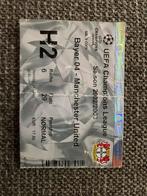 TICKET LEVERKUSEN-MANCHESTER UNITED 02-03, Ophalen of Verzenden, Zo goed als nieuw, Buitenlandse clubs, Overige typen