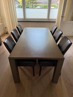 Eettafel met dressoir - 200x100cm, Huis en Inrichting, Ophalen, Eikenhout, 50 tot 100 cm, Zo goed als nieuw
