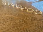 10 Gouden ringen/oorbellen vanaf 0,99,- met iets leuks erop, Sieraden, Tassen en Uiterlijk, Ringen, Nieuw, Goud, 20 of groter