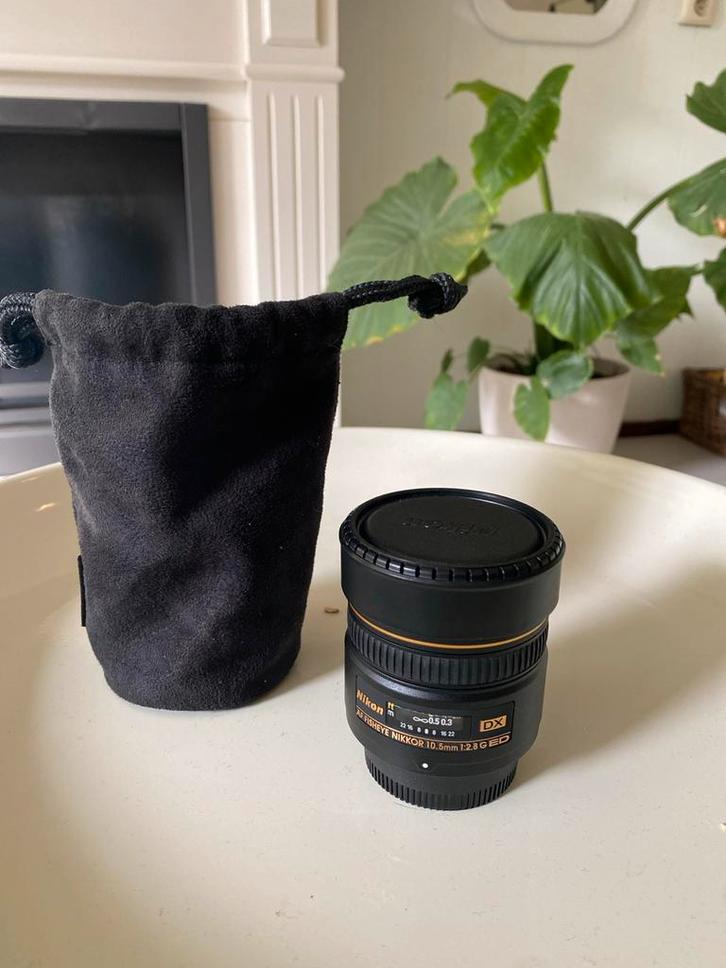 Nikon AF Fisheye Nikkor 10.5mm f/2.8G ED Lens, Audio, Tv en Foto, Fotografie | Lenzen en Objectieven, Gebruikt, Groothoek Fisheye-lens