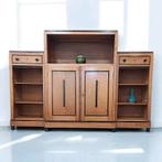 Antieke kast boekenkast Amsterdamse school kast art deco