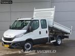 Iveco Daily 35C14 Dubbel Cabine Kipper Dubbellucht 3,5t Trek, Auto's, Stof, Gebruikt, Euro 6, Iveco