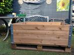 2x pallet ( euro ) 4x ophoogrand, Tuin en Terras, Bloembakken en Plantenbakken, Ophalen, Gebruikt, Minder dan 60 cm, Rond
