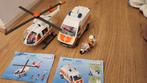 playmobil ambulance en trauma helikopter, Kinderen en Baby's, Speelgoed | Playmobil, Ophalen, Gebruikt, Complete set