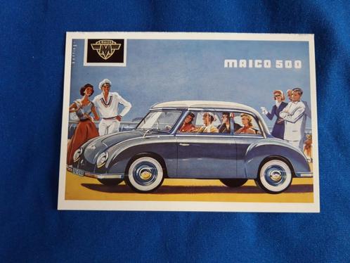 Maico 1956 - kaart Dwergauto – Kleinwagen, Verzamelen, Ansichtkaarten | Themakaarten, Ongelopen, 1940 tot 1960, Voertuig, Ophalen of Verzenden