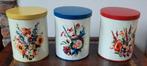 Vintage voorraadbussen set - Jaren 70 Retro, Ophalen, Gebruikt
