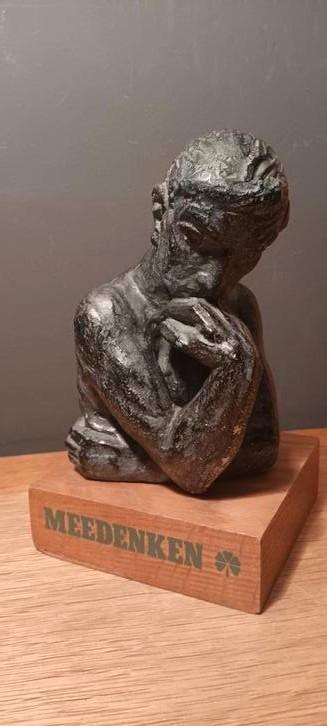 Rodin, de Denker...reclamedesign? MEEDENKEN.. beschikbaar voor biedingen