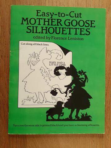 knipkunst boek mother goose silhouettes easy to cut   beschikbaar voor biedingen