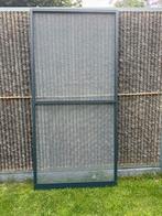 Hordeur nieuw aluminium antraciet 210 x 100, Doe-het-zelf en Verbouw, Deuren en Horren, Ophalen, 80 tot 100 cm, Hordeur, Nieuw