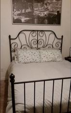 Ikea Bed 140x200 - Gebruikt, Gespoten, Ophalen, Gebruikt, Zwart, Tweepersoons