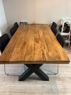 mooi eettafel te koop, Huis en Inrichting, Zo goed als nieuw, Vijf personen of meer, Rechthoekig, 50 tot 100 cm