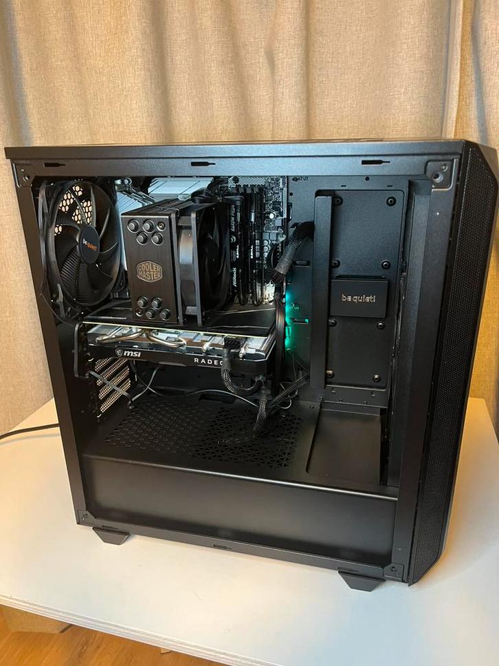 Gaming pc Amd radeon rx 5600xt, Computers en Software, Desktop Pc's, Zo goed als nieuw, 2 tot 3 Ghz, SSD, 16 GB, Met videokaart