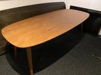 Nieuwe licht bruine eikenhouten tafel 220x100, Ophalen, 100 tot 150 cm, Eikenhout, Rechthoekig