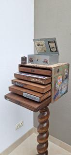 Leuk oud ladenkastje van fietsenmaker, Ophalen of Verzenden