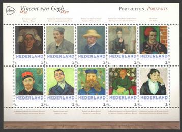 Postzegels Vincent van Gogh: Zelfportretten beschikbaar voor biedingen