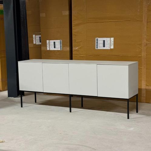 Modern dressoir mat grijs/taupe 200cm design zwevend, Huis en Inrichting, Kasten | Dressoirs, Zo goed als nieuw, 200 cm of meer