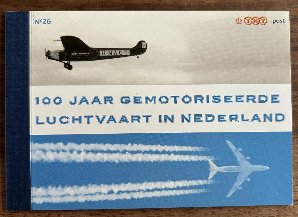 100 jaar Gemotoriseerde Luchtvaart in Nederlan - Postzegels, Ophalen of Verzenden, Na 1940, Postfris