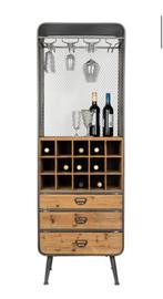 Dutchbone Cabinet Vino - wijnkast, Huis en Inrichting, Woonaccessoires | Wijnrekken, Ophalen, 5 tot 15 flessen, Zo goed als nieuw