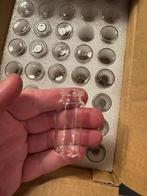 Glazen buisjes flesjes met kurk – zand, kruiden of decoratie, Ophalen of Verzenden, Zo goed als nieuw, Taarten of Cupcakes, Versiering