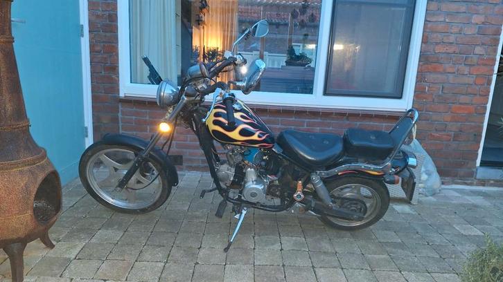 Kinroad XT50Q project schakelbrommer, Fietsen en Brommers, Brommers | Tomos, Gebruikt, Overige modellen, Maximaal 45 km/u, Ophalen