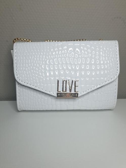 Witte pu leren tas, Sieraden, Tassen en Uiterlijk, Tassen | Damestassen, Nieuw, Schoudertasje, Wit, Ophalen of Verzenden