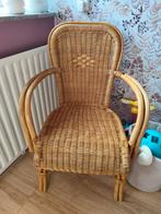 Te koop! Rieten rotan stoel, Ophalen, Gebruikt, Stoel(en)