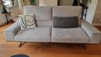 Te koop Enzo Luca bank 2 1/2 zits licht grijs, Ophalen, Driepersoons, 75 tot 100 cm, Zo goed als nieuw