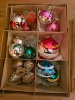 Vintage Kerstballen, decoratief treintje (Lima)., Diversen, Kerst, Ophalen of Verzenden, Zo goed als nieuw