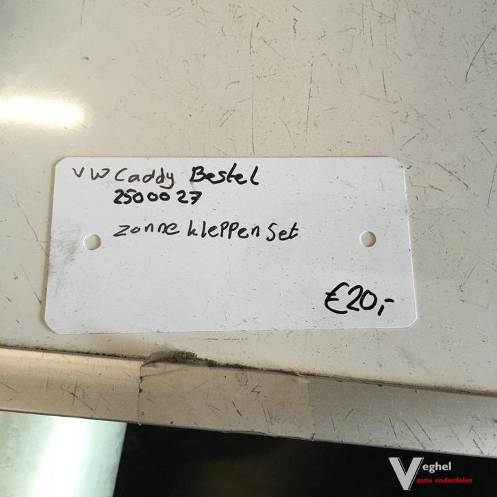 Vw Caddy Bestel 2000 Wagennr 2500027  Zonnekleppen set, Auto-onderdelen, Interieur en Bekleding, Gebruikt, Ophalen of Verzenden