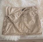 Gouden Pailletten Rokje - Maat 36/38, Kleding | Dames, Rokken, Overige kleuren, Ophalen of Verzenden, Zo goed als nieuw, Maat 36 (S)